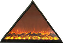 Electric Fireplace Electric Fireplace, 31.4 Inch Wide Recessed and Wall Mounted Fireplaces with Remote Control