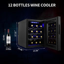 12 Bottle Wine Cooler Refrigerator