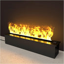 Electric Fireplace 3D Flame Fireplace 29.5-inch Wall Mount/Wall Insert Halogen Lamp Electric Fireplace