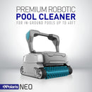 Polaris NEO Robotic Pool Cleaner, Automatic Vacuum for InGround Pools up to 40ft, Wall Climbing Vac w/Strong Suction