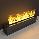 Electric Fireplace 3D Flame Fireplace 29.5-inch Wall Mount/Wall Insert Halogen Lamp Electric Fireplace