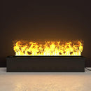 Electric Fireplace 3D Flame Fireplace 29.5-inch Wall Mount/Wall Insert Halogen Lamp Electric Fireplace