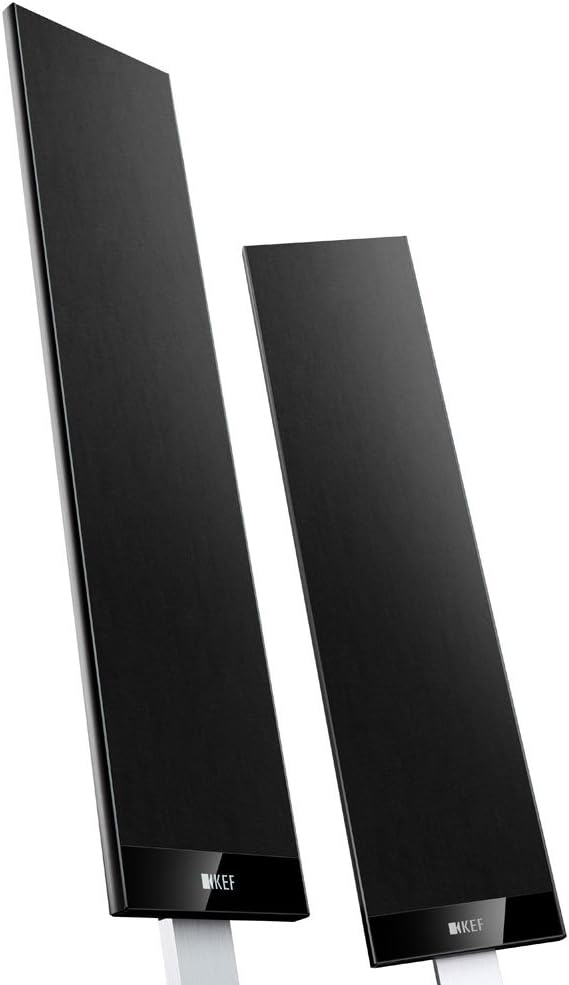 KEF T301 Satellite Speakers (Pair, Black)