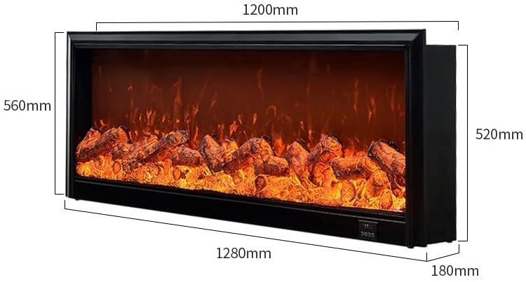 Electric Fireplace Electric Fireplace Recessed and Wall Mounted Fireplace Heater