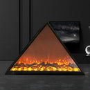 Electric Fireplace Electric Fireplace, 31.4 Inch Wide Recessed and Wall Mounted Fireplaces with Remote Control