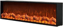 Electric Fireplace Electric Fireplace Insert and Wall Mounted, Fireplace Heater, Resin Logs and Grey Beds