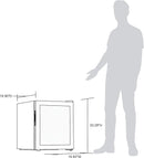 NewAir NWC016SS00 Freestanding Wine Cooler, 16 Bottle, Stainless Steel