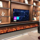 Electric Fireplace Electric Fireplace Insert, Recessed Electric Fireplace for Decor