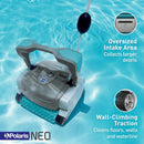 Polaris NEO Robotic Pool Cleaner, Automatic Vacuum for InGround Pools up to 40ft, Wall Climbing Vac w/Strong Suction