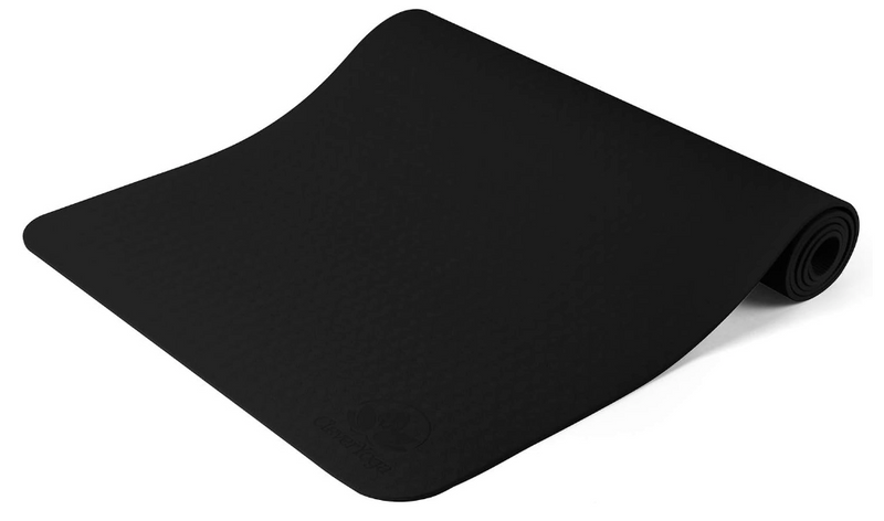 Clever Essential Non-Slip Yoga Mat | Extra Thick 6.35mm Cushion for Joint Protection | Suitable for All Yoga Types and Levels, Including Beginners | Unisex Generous Mat Size (6' by 2') | Sturdy Anti-Tear Design | Hygienic Easy-Wipe Surface